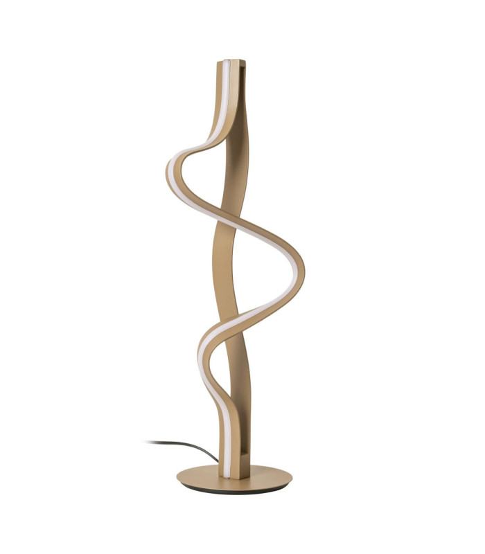 Lucide LAMBADA - Table lamp - LED Dim. - 1x19W 2700K - Champagne Color - Premium-2