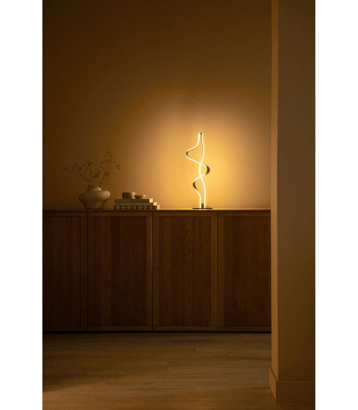 Lucide LAMBADA - Table lamp - LED Dim. - 1x19W 2700K - Champagne Color - Premium-4