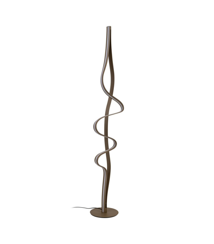 Lucide LAMBADA - Floor lamp - LED Dim. - 1x38W 2700K - Matt Gold / Brass - Premium-2