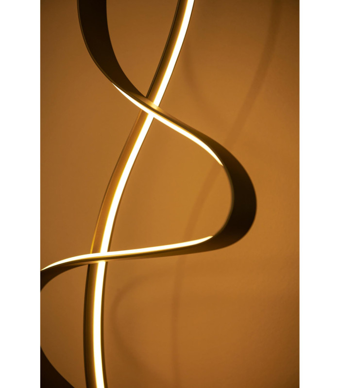 Lucide LAMBADA - Floor lamp - LED Dim. - 1x38W 2700K - Matt Gold / Brass - Premium-6