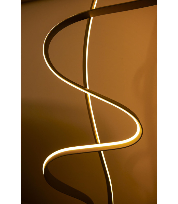 Lucide LAMBADA - Floor lamp - LED Dim. - 1x38W 2700K - Matt Gold / Brass - Premium-7