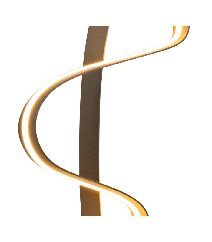 Lucide LAMBADA - Floor lamp - LED Dim. - 1x38W 2700K - Matt Gold / Brass - Premium-11