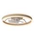 Lucide KARRUSEL - Ceiling fan with light - Ø 50 cm - LED Dim. - CCT - 1x36W 2200K/2700K/3000K - Taupe - Essential-1
