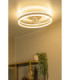 Lucide KARRUSEL - Ceiling fan with light - Ø 50 cm - LED Dim. - CCT - 1x36W 2200K/2700K/3000K - Taupe - Essential-4