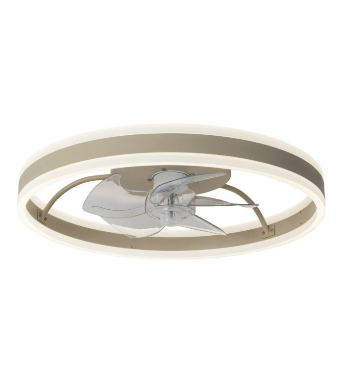 Lucide KARRUSEL - Ceiling fan with light - Ø 50 cm - LED Dim. - CCT - 1x36W 2200K/2700K/3000K - Taupe - Essential-7