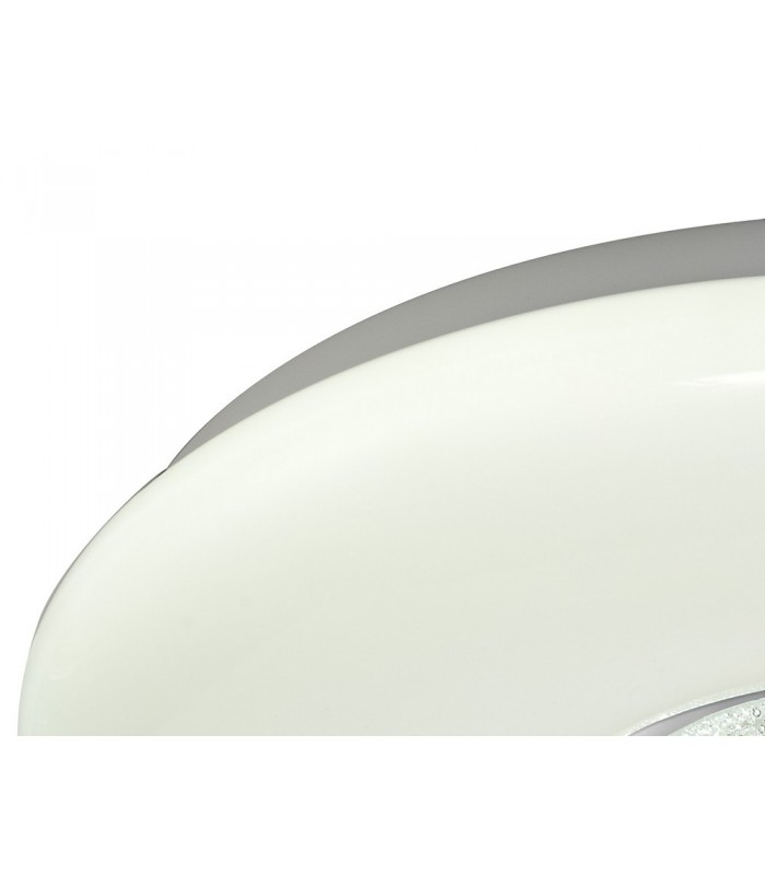 Flush Ceiling, 1 x 24W LED, CCT Switchable 3000, 4000, 6000K, 2032lm, Opal White - 15