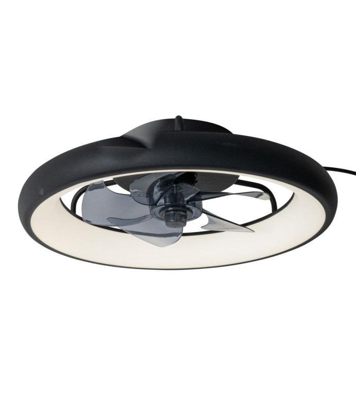 Lucide KARRUSEL - Ceiling fan with light - Ø 48 cm - LED Dim. - CCT - 1x36W - 2200K/2700K/3000K - Black - Essential-6