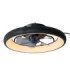 Lucide KARRUSEL - Ceiling fan with light - Ø 48 cm - LED Dim. - CCT - 1x36W - 2200K/2700K/3000K - Black - Essential-7