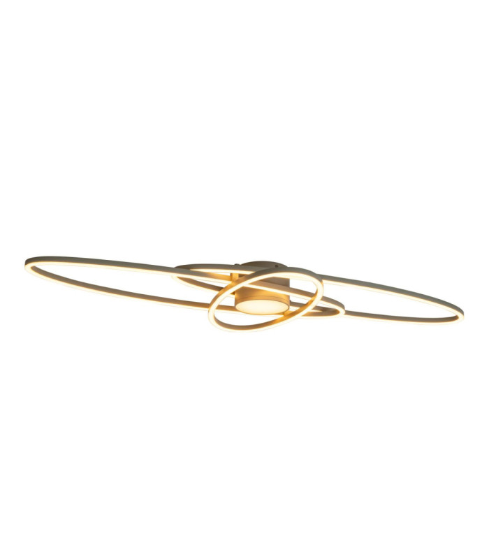 Lucide GALACTICA - Flush ceiling light - LED Dim. - CCT - 1x60W 2700K/4000K - Taupe - Essential-1