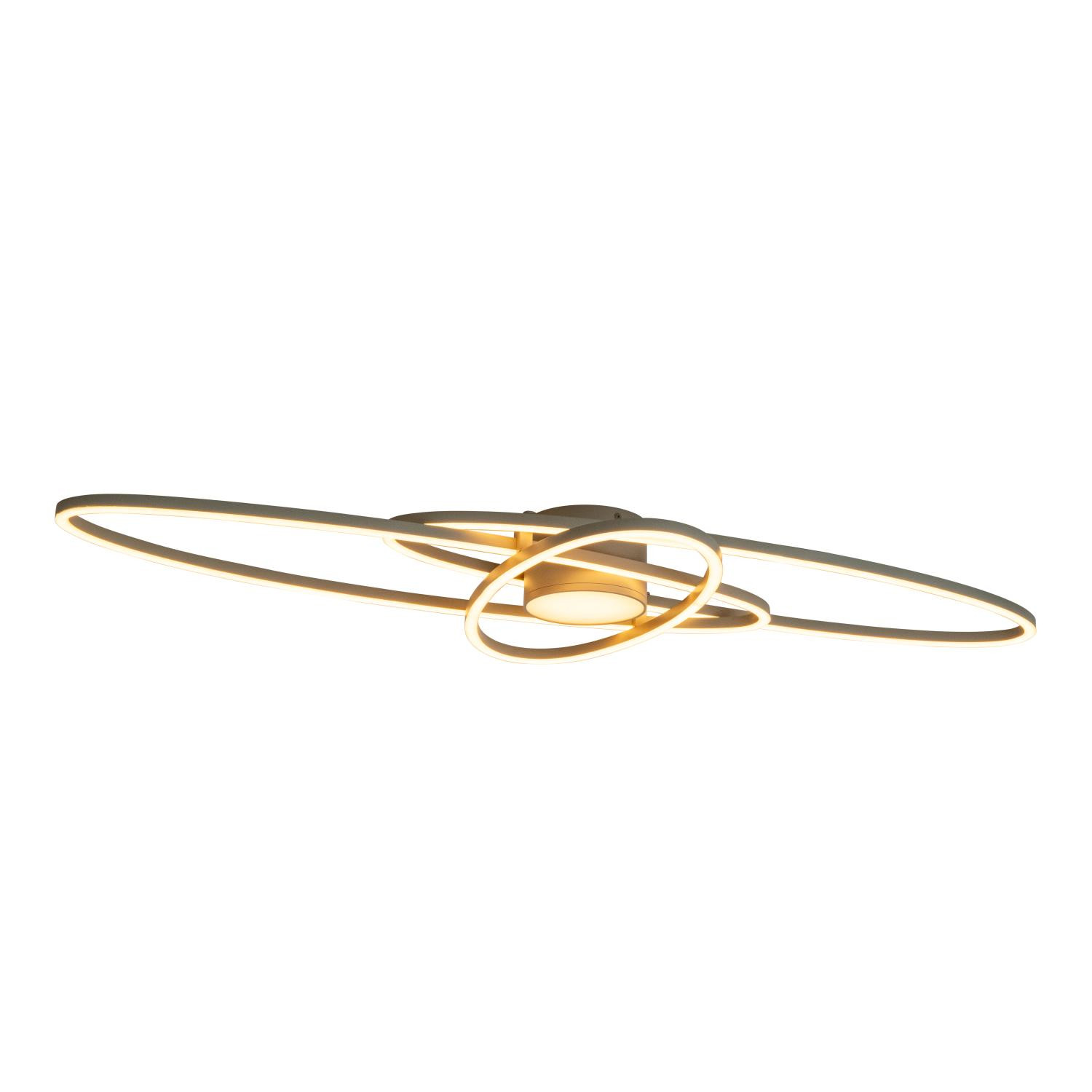 Lucide GALACTICA - Flush ceiling light - LED Dim. - CCT - 1x60W 2700K/4000K - Taupe
