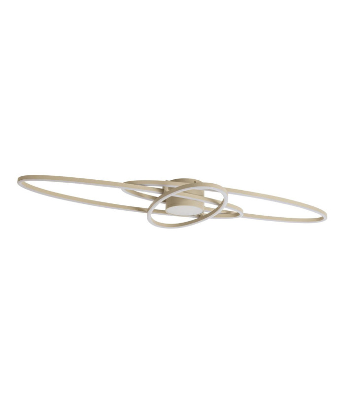 Lucide GALACTICA - Flush ceiling light - LED Dim. - CCT - 1x60W 2700K/4000K - Taupe - Essential-2