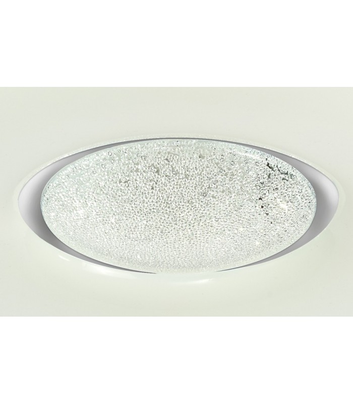 Flush Ceiling, 1 x 24W LED, CCT Switchable 3000, 4000, 6000K, 2032lm, Opal White - 16