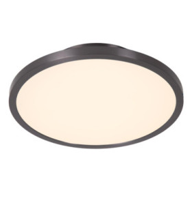 Lucide FIXXT - Ceiling spotlight - Ø 19.8 cm - LED Dim. - CCT - 1x15W 2700K/4000K - Satin Gun Metal - Premium-1