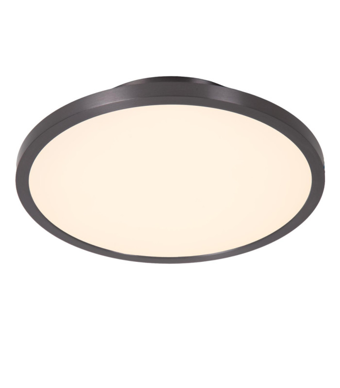 Lucide FIXXT - Ceiling spotlight - Ø 19.8 cm - LED Dim. - CCT - 1x15W 2700K/4000K - Satin Gun Metal - Premium-1