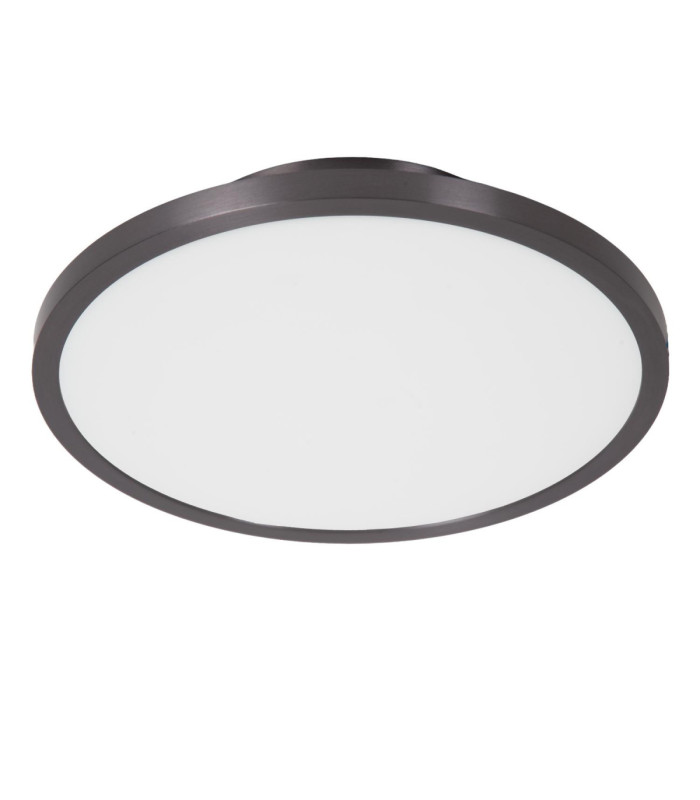 Lucide FIXXT - Ceiling spotlight - Ø 19.8 cm - LED Dim. - CCT - 1x15W 2700K/4000K - Satin Gun Metal - Premium-2
