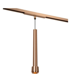 Lucide Premium LINIAL TUBIZ pendant - 1-Circuit lighting system/ Smart Rail Lighting - Smart - 48V Track - 1xLED -Champagne-1