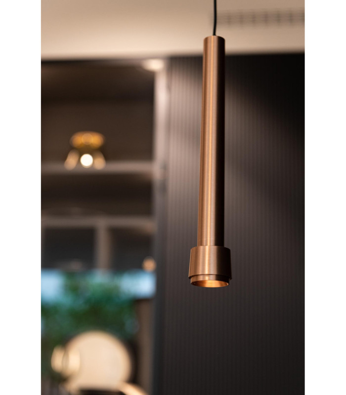 Lucide Premium LINIAL TUBIZ pendant - 1-Circuit lighting system/ Smart Rail Lighting - Smart - 48V Track - 1xLED -Champagne-4