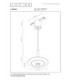 Lucide Premium LINIAL DISC pendant - 1-Circuit lighting system/ Smart Rail Lighting - Smart - 48V Track - 1xLED -Champagne-2
