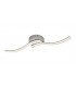 2 Light Semi Flush Ceiling, Wall, 2 x 12W LED, 4000K, 1556lm, White - 1
