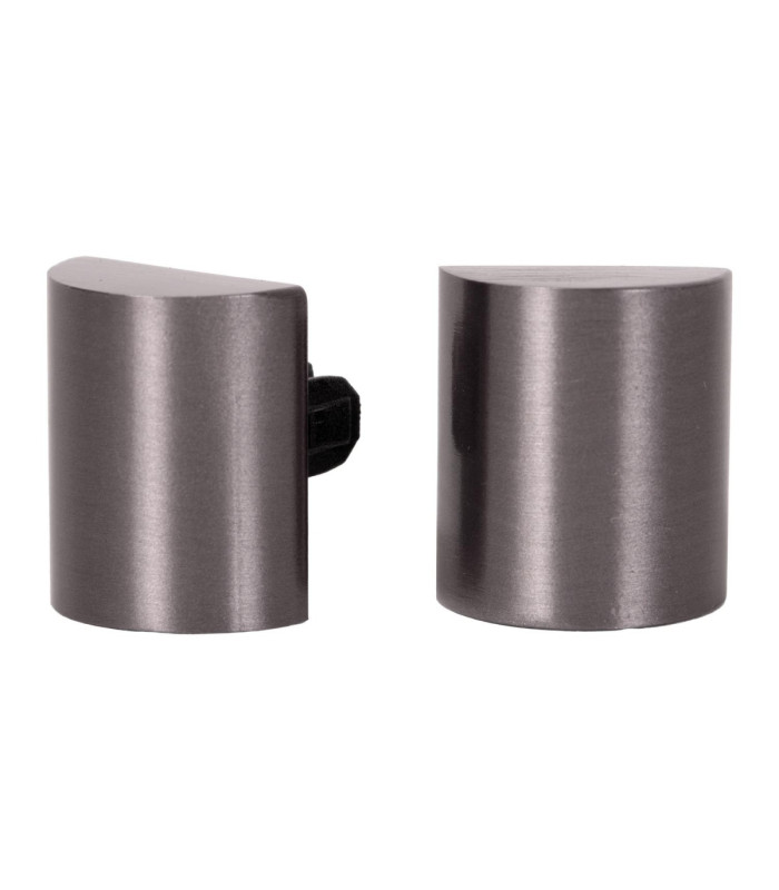 Lucide Premium LINIAL Arc End cap - 1-Circuit lighting system - Smart - 48V Track - Set of 2 - Satin Gun Metal-1