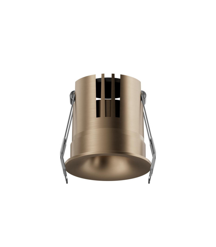 Lucide SNAX - Recessed spotlight - Ø 6 cm - LED Dim. - CCT - 1x8W 2700K/4000K - Champagne Color - Premium-1