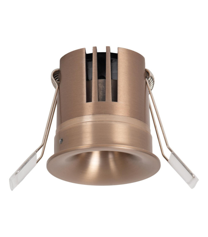 Lucide SNAX - Recessed spotlight - Ø 6 cm - LED Dim. - CCT - 1x8W 2700K/4000K - Champagne Color - Premium-2