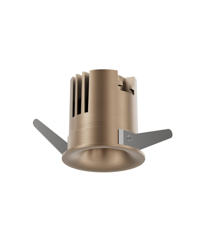 Lucide SNAX - Recessed spotlight - Ø 6 cm - LED Dim. - CCT - 1x8W 2700K/4000K - Champagne Color - Premium-3