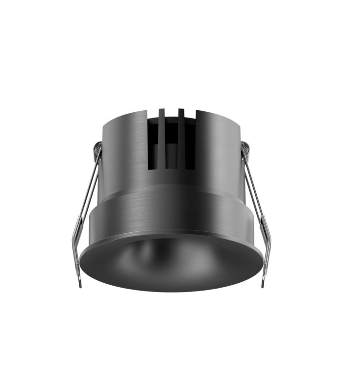 Lucide SNAXX - Recessed spotlight - Ø 8 cm - LED Dim. - CCT - 1x12W 2700K/4000K - Satin Gun Metal - Premium-1