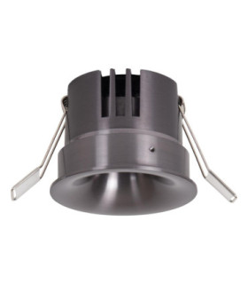 Lucide SNAXX - Recessed spotlight - Ø 8 cm - LED Dim. - CCT - 1x12W 2700K/4000K - Satin Gun Metal - Premium-2