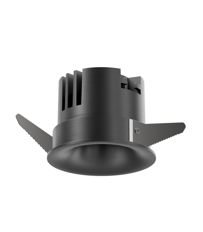 Lucide SNAXX - Recessed spotlight - Ø 8 cm - LED Dim. - CCT - 1x12W 2700K/4000K - Satin Gun Metal - Premium-3