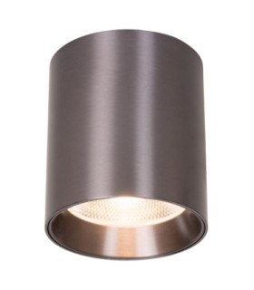 Lucide STRAXX - Ceiling spotlight - Ø 8 cm - LED Dim. - CCT - 1x15W 2700K/4000K - Satin Gun Metal - Premium-1