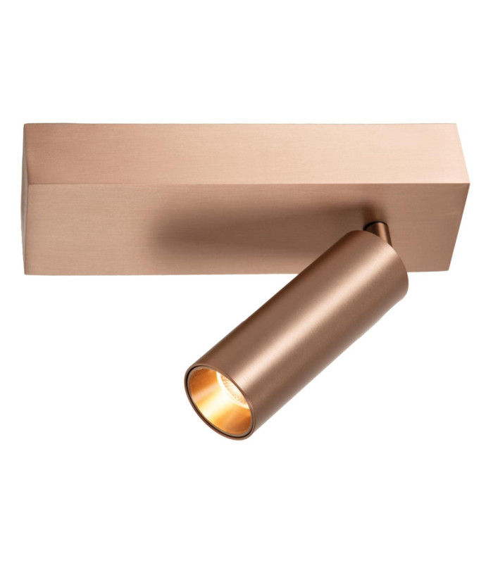 Lucide BIX - Ceiling spotlight - LED Dim. - CCT - 1x8W 2700K/4000K - Champagne Color - Premium-1