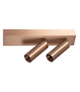 Lucide BIXX - Ceiling spotlight - LED Dim. - CCT - 2x8W 2700K/4000K - Champagne Color - Premium-2