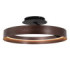 Lucide LEONARD - Flush ceiling light - Ø 54.5 cm- LED 3 StepDim - CCT - 1x35W 2200K/3000K - Coffee - Vibes-1