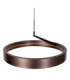 Lucide LEONARD - Pendant light - Ø 54.5 cm- LED 3 StepDim - CCT - 1x36W 2200K/3000K - Coffee - Vibes-9