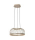 Lucide RIXANNE - Pendant light - Ø 40 cm- LED 3 StepDim - CCT - 1x22W 2200K/4000K - Taupe - Vibes-1