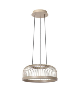 Lucide RIXANNE - Pendant light - Ø 40 cm- LED 3 StepDim - CCT - 1x22W 2200K/4000K - Taupe - Vibes-2