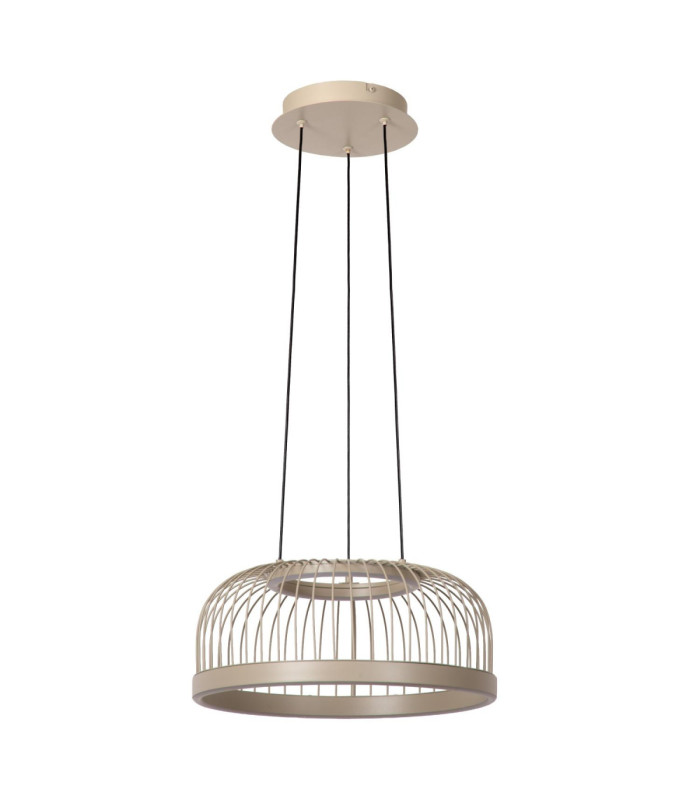 Lucide RIXANNE - Pendant light - Ø 40 cm- LED 3 StepDim - CCT - 1x22W 2200K/4000K - Taupe - Vibes-2