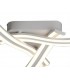3 Light Semi Flush Ceiling, 3 x 13W LED, 4000K, 2342lm, White - 3