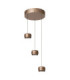 Lucide CORYFEE - Pendant light - LED Dim. - CCT - 3x6.3W 2200K/3000K - Champagne Color - Vibes-2