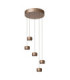 Lucide CORYFEE - Pendant light - Ø 38 cm - LED Dim. - CCT - 5x6W 2200K/3000K - Champagne Color - Vibes-2