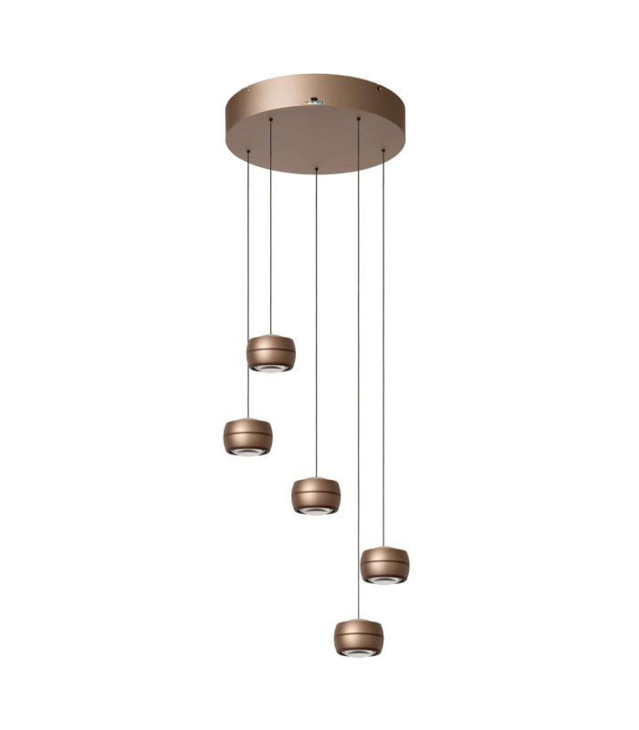 Lucide CORYFEE - Pendant light - Ø 38 cm - LED Dim. - CCT - 5x6W 2200K/3000K - Champagne Color - Vibes-2