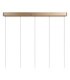 Lucide CORYFEE - Pendant light - LED Dim. - CCT - 5x6W 2200K/3000K - Champagne Color - Vibes-4