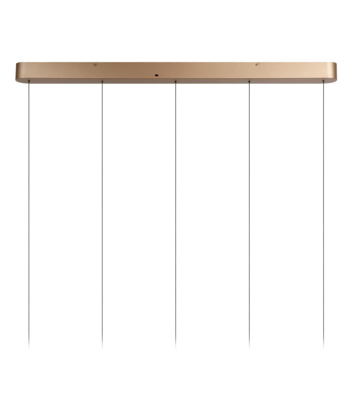 Lucide CORYFEE - Pendant light - LED Dim. - CCT - 5x6W 2200K/3000K - Champagne Color - Vibes-4