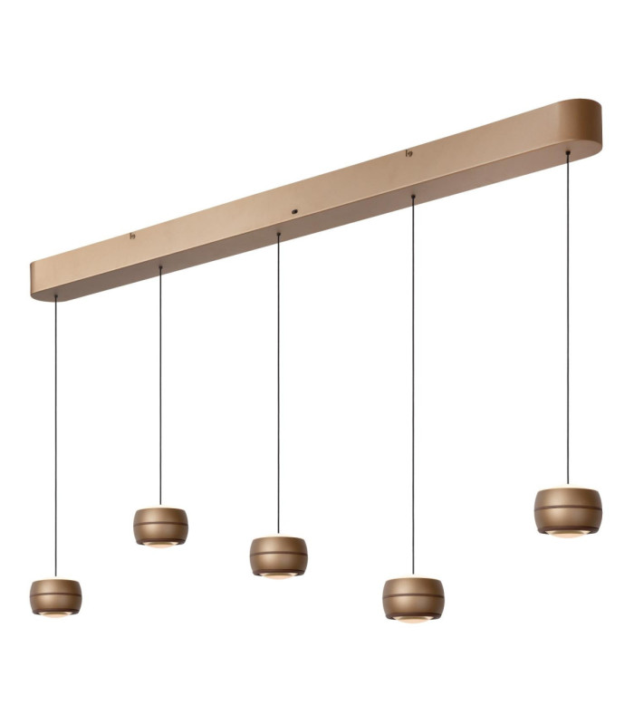 Lucide CORYFEE - Pendant light - LED Dim. - CCT - 5x6W 2200K/3000K - Champagne Color - Vibes-5