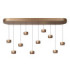 Lucide CORYFEE - Pendant light - LED Dim. - CCT - 10x6W 2200K/3000K - Champagne Color - Vibes-2