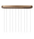 Lucide CORYFEE - Pendant light - LED Dim. - CCT - 10x6W 2200K/3000K - Champagne Color - Vibes-4