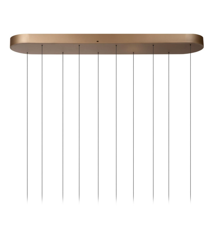 Lucide CORYFEE - Pendant light - LED Dim. - CCT - 10x6W 2200K/3000K - Champagne Color - Vibes-4