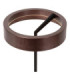 Lucide LEONARD - Table lamp - Ø 31 cm - LED Dim. - CCT - 1x12W 2200K/3000K - Coffee - Vibes-6