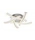 5 Light Semi Flush Ceiling, 5 x 12W LED, 4000K, 3792lm, White - 1